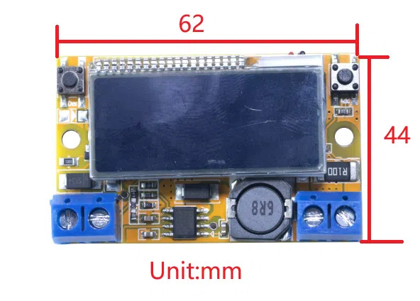 ماژول مبدل DC-DC کاهنده HW-601 به همراه نمایشگر