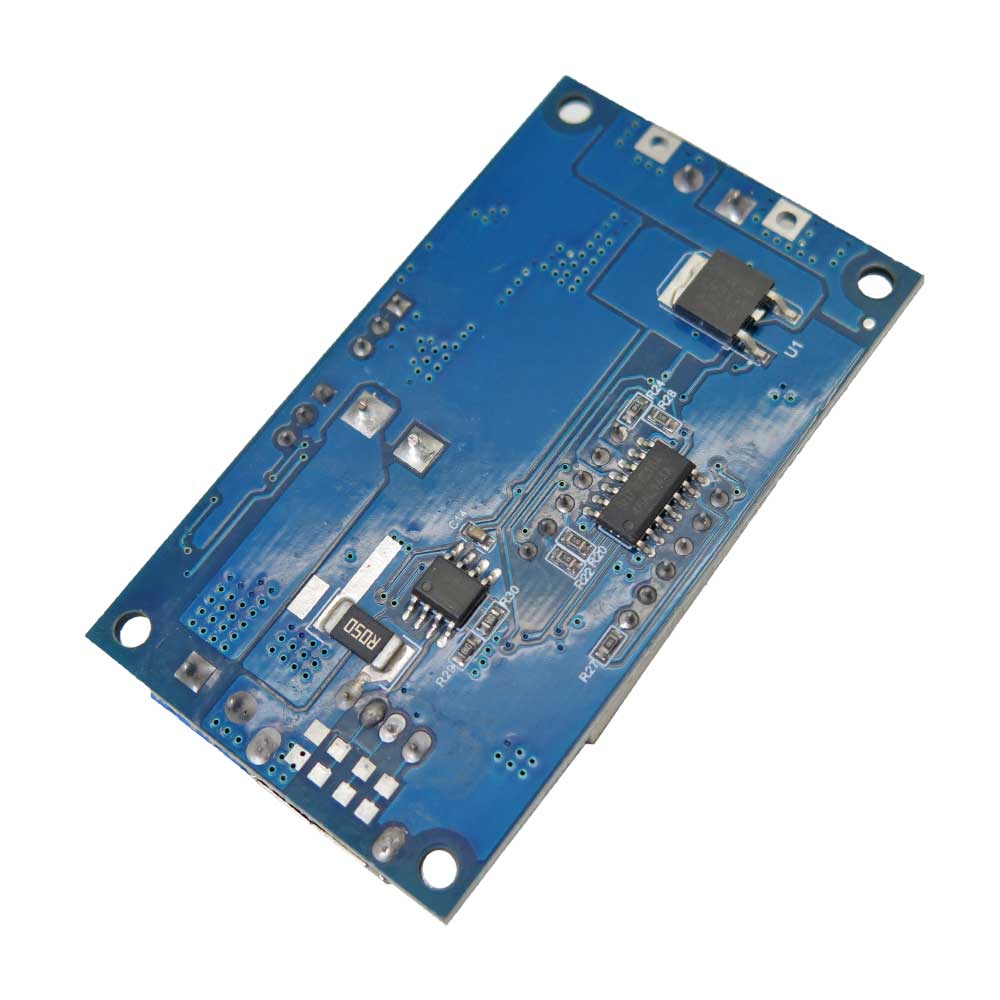 ماژول رگولاتور DC به DC کاهنده 5 آمپر دارای نمایشگر و قابلیت تنظیم ولتاژ و جریان خروجی