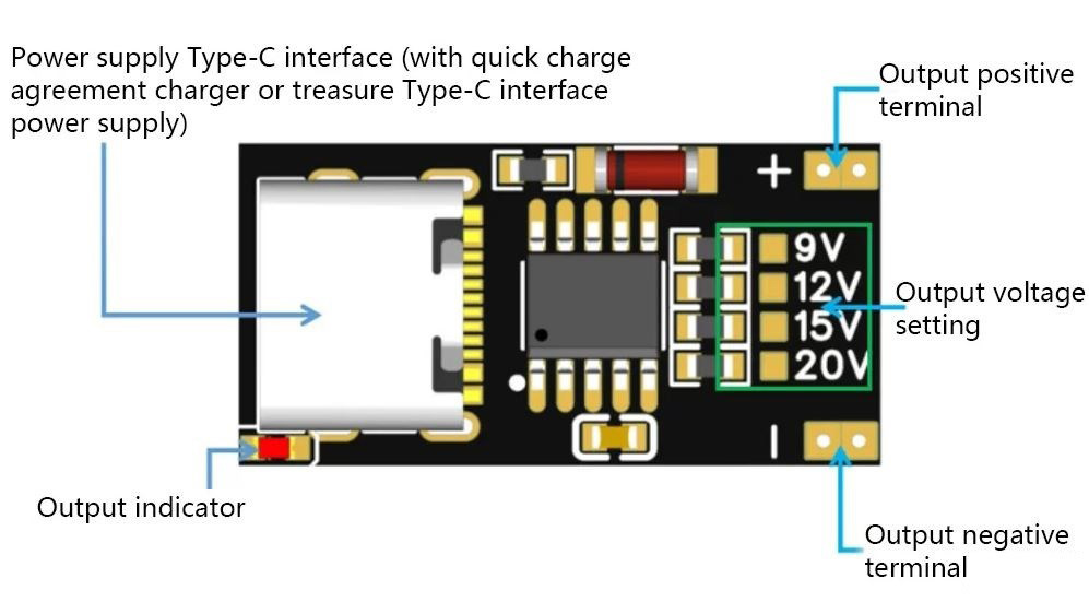 ماژول تریگر و افزاینده شارژ سریع HW-398