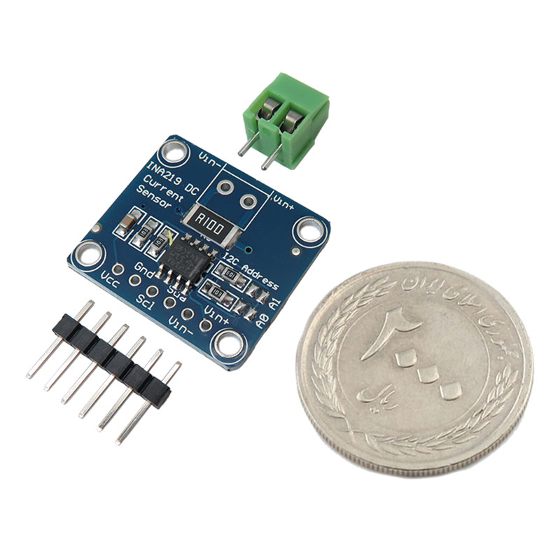 ماژول اندازه گیری ولتاژ و جریان INA219 با خروجی I2C