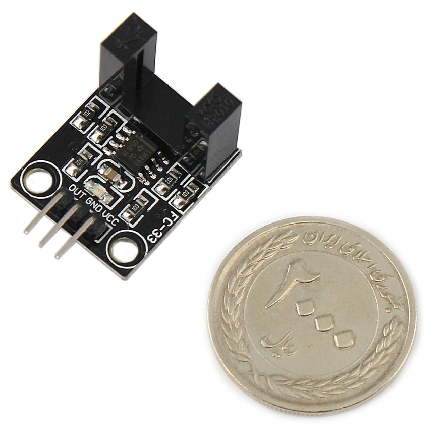 ماژول اپتوکانتر شمارنده نوری FC-33 با تراشه LM393